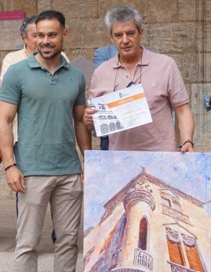 Pulsa para ampliar Entrega del Premio Local de 365 € a Ángel Lucas Moro