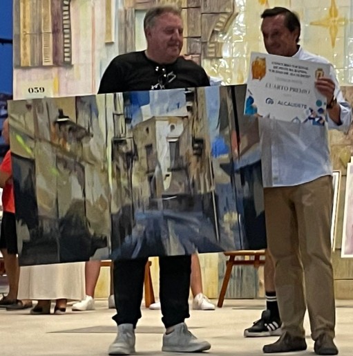 Entrega del 4º Premio de 700 € a Cristóbal León García  