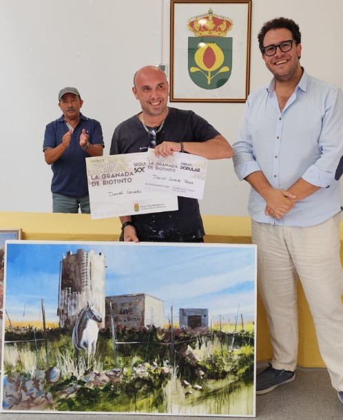 Entrega del 2º premio y PREMIO POPULAR a Daniel Lavado Pérez