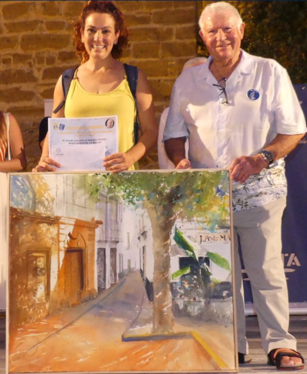 Pulsa para ampliar Entrega del 2º premio a Gemma María Tapia Mora