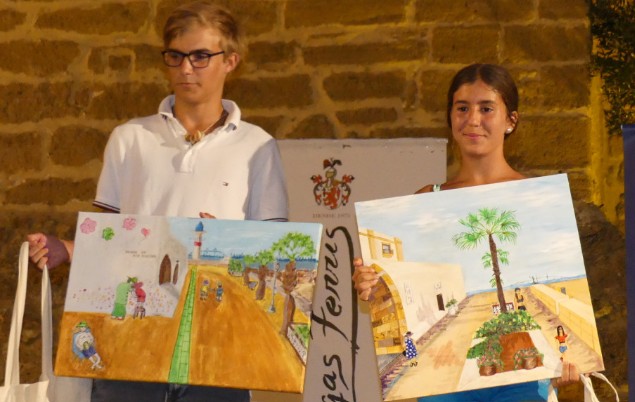 Pulsa para ampliar Menciones con reconocimiento a dos pintores menores de 15 años