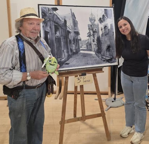 Entrega del 3º premio a Antonio Darias Martínez