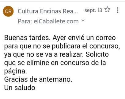 Pulsa para ampliar Correo de Cultura de Encinas Reales =cultura@encinasreales.es=