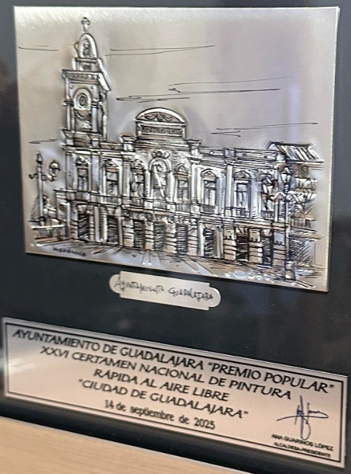 Premio Popular del XXVI Certamen de Pintura Rápida Ciudad de Guadalajara