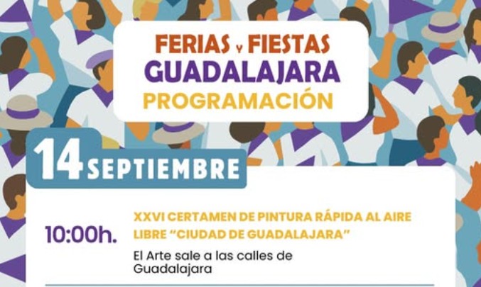 XXVI Certamen de Pintura Rápida =Ciudad de Guadalajara= domingo 14 de septiembre
