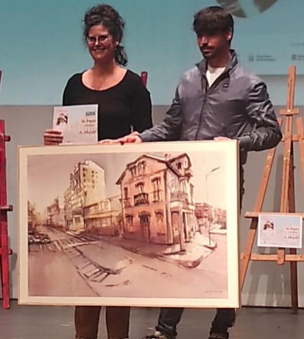Entrega del 3º premio a Eloísa Pilar Lombarte de la Orden