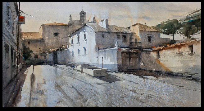 Pulsa para ampliar 1º Premio! Certamen de pintura al aire libre de Belalcázar (Córdoba), 2025