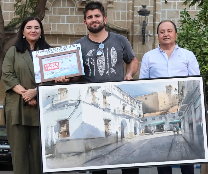 Pulsa para ampliar Entrega del 1º premio a Adrián Marmolejo Clarhed