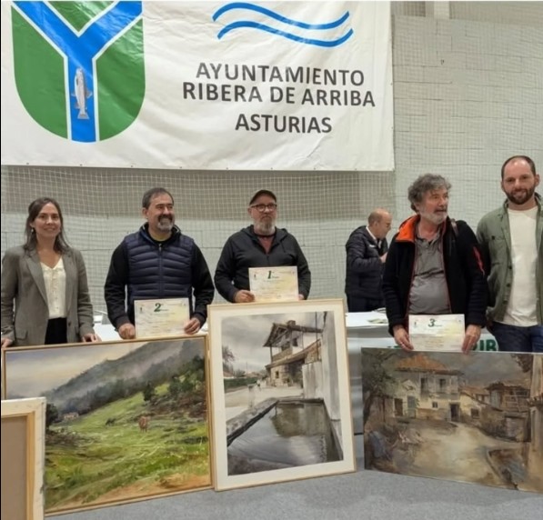 Pulsa para ampliar Por la izquierda Manuel Carballeira Rivas, Federico Plasencia Chacón y Juan Carlos Triñanes Buceta