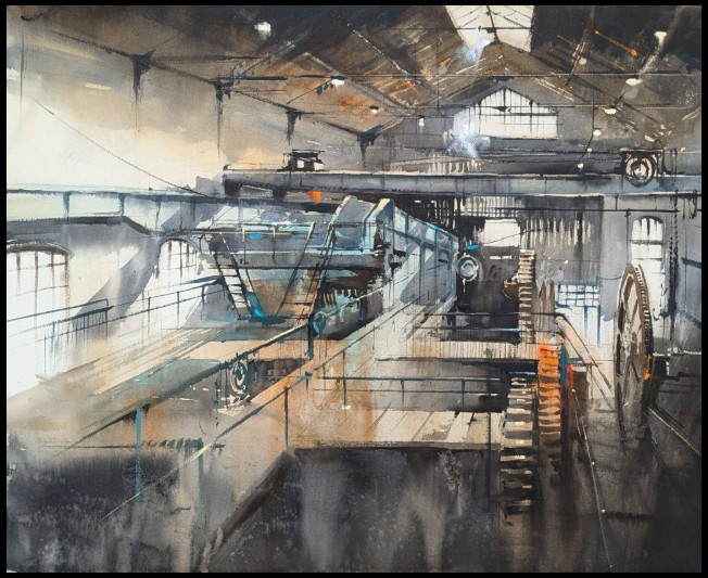 Pulsa para ampliar III certamen de pintura al aire libre Patrimonio industrial de Motril