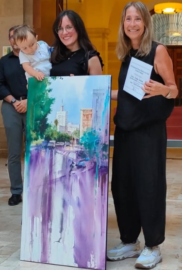 Pulsa para ampliar Entrega del 2º premio de 1.000 euros a Blanca Álvarez