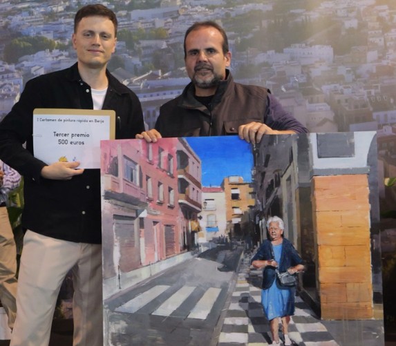 Entrega del 3º premio a Miguel Ángel Rivas Megías