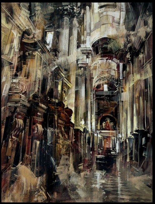 Pulsa para ampliar 1º premio del Ayuntamiento 2.000 €, Blai Tomás Ibañez Interior de la Catedral