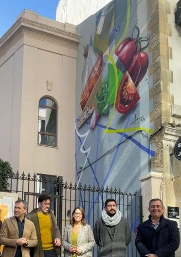 Pulsa para ampliar Segundo mural de =Jaén se pinta= Autor Belin