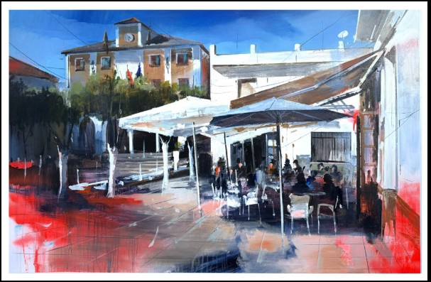 Pulsa para ampliar 6º premio Certamen de Pintura al aire libre de El Bosque (Cádiz)