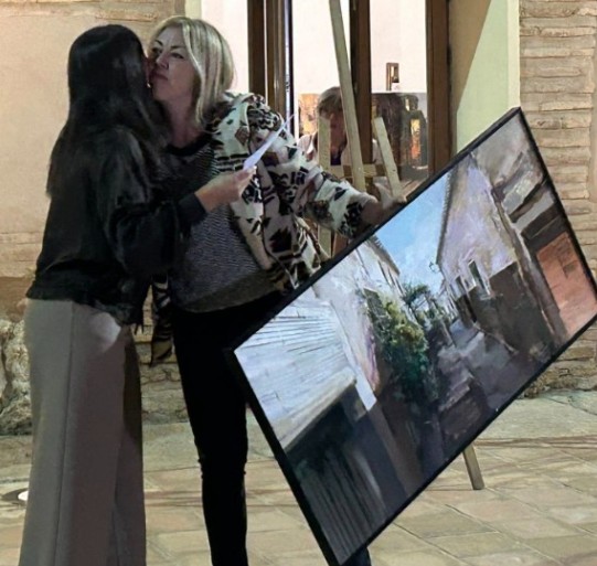 Pulsa para ampliar Entrega del 3º Premio el domingo 9 - XVIII Concurso de Pintura de Mula - Murcia