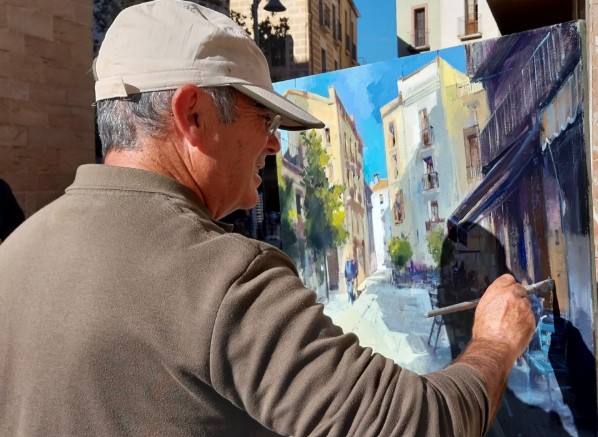 Julio Garcia Iglesias 1º premio en la categoría de óleo y acrílico