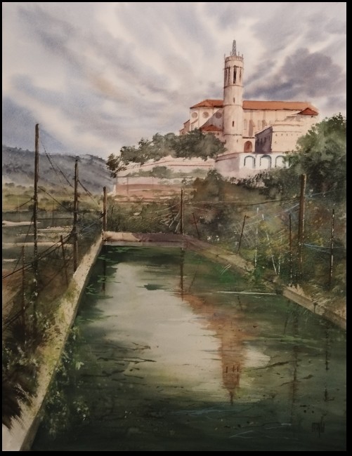 En acuarela 3º premio de 200 € Yolanda Urango