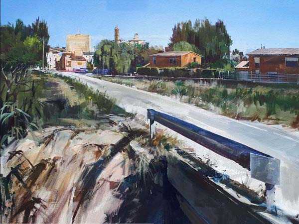 jose-ignacio-amelivia-garcia-repite-en-el-xi-concurso-de-pintura-rapida-de-la-comarca-de-valdejalon-