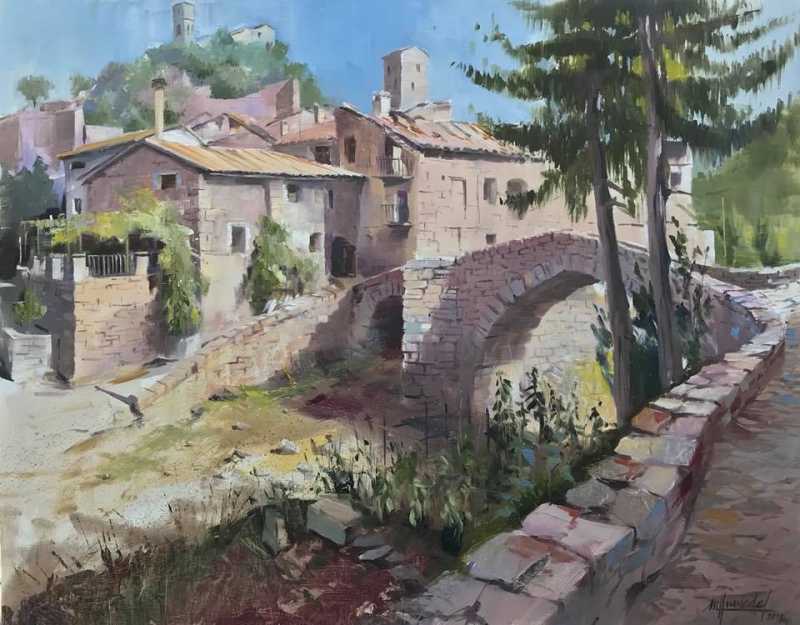en-el-concurso-de-pintura-puente-de-montanana-segundo-premio-mercedes-humedas-