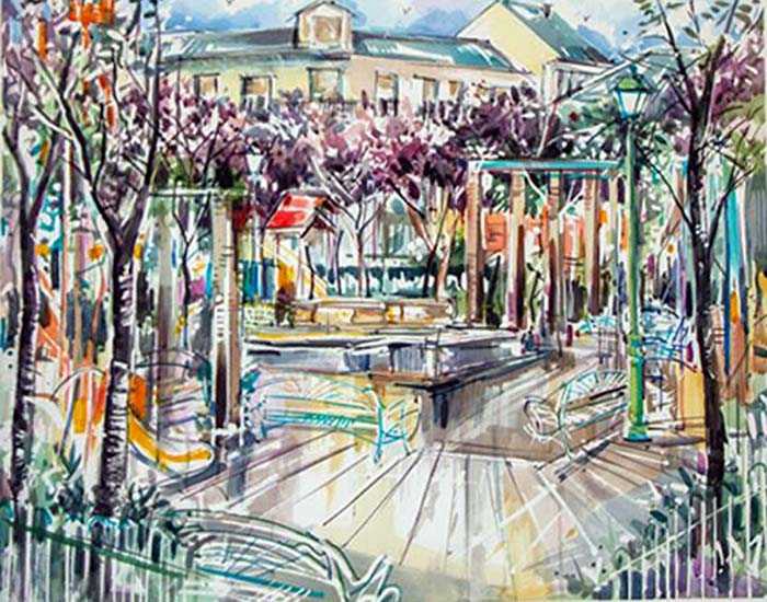 raul-gil-primer-premio-en-el-certamen-de-pintura-rapida-villa-de-bembibre-leon-