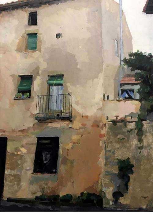 -ana-maria-garcia-premiada-en-el-concurso-de-pintura-rapida-de-siguenza-guadalajara