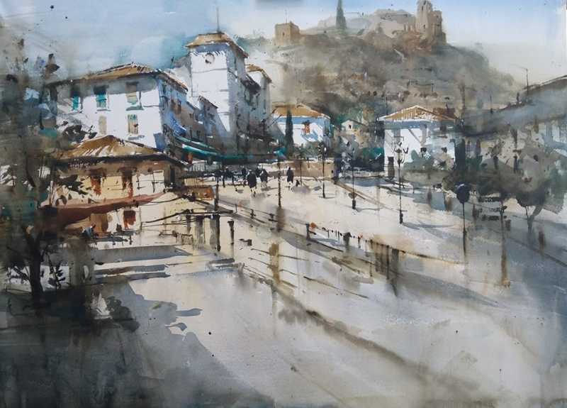 el-disputado-segundo-premio-del-concurso-de-pintura-rapida-de-montefrio-pablo-garcia-avila-o-paco-rojas-garcia
