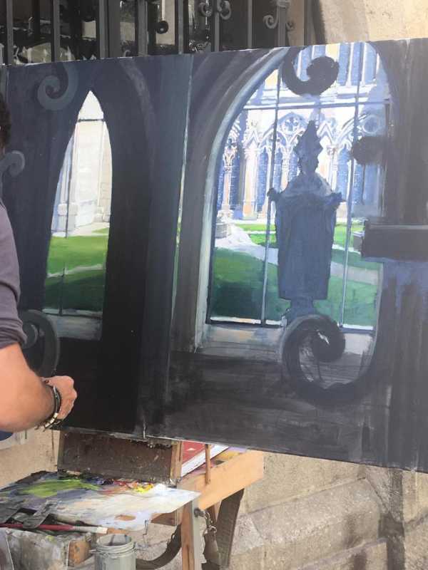 cerca-de-500-artistas-participaron-el-sabado-22-de-junio-en-el-xxiv-premio-axa-de-pintura-catedral-de-burgos-2019