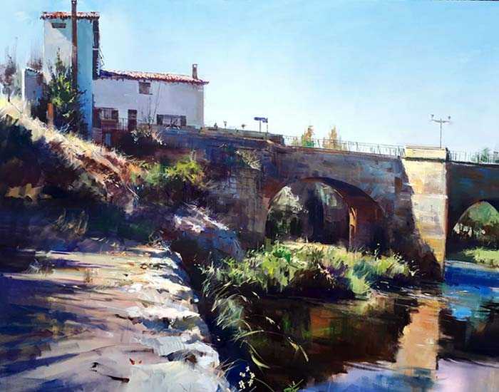 en-el-concurso-nacional-de-pintura-rapida-de-carrion-de-los-condes-tercer-premio-jose-ignacio-amelivia-garcia-