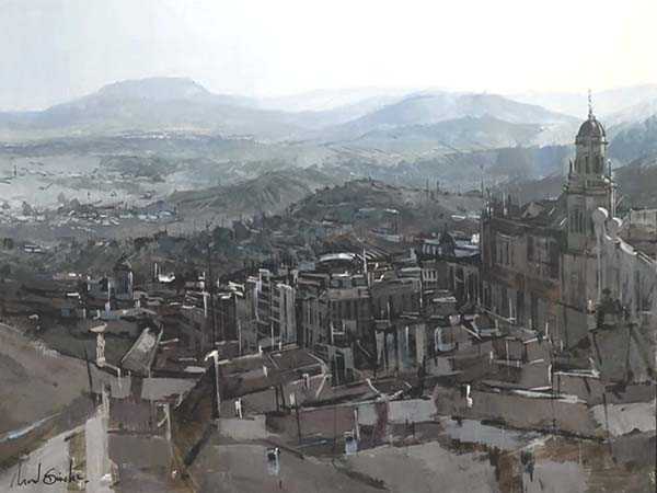 manuel-sanchez-premiado-entre-22-artistas-en-el-concurso-de-pintura-rapida-diego-figueroa-de-jaen