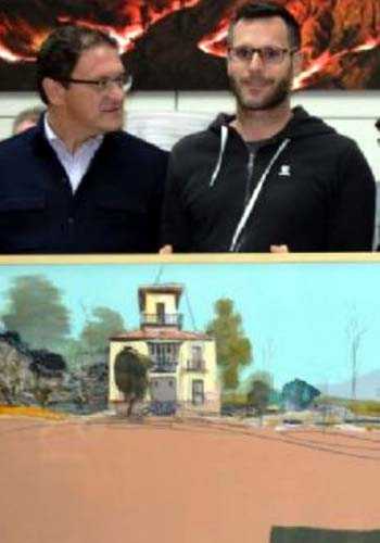 eduardo-gomez-ganador-del-premio-domingo-valdivieso-del-xvii-certamen-de-pintura-al-aire-libre-paisajes-de-mazarron-memorial-domingo-valdivieso