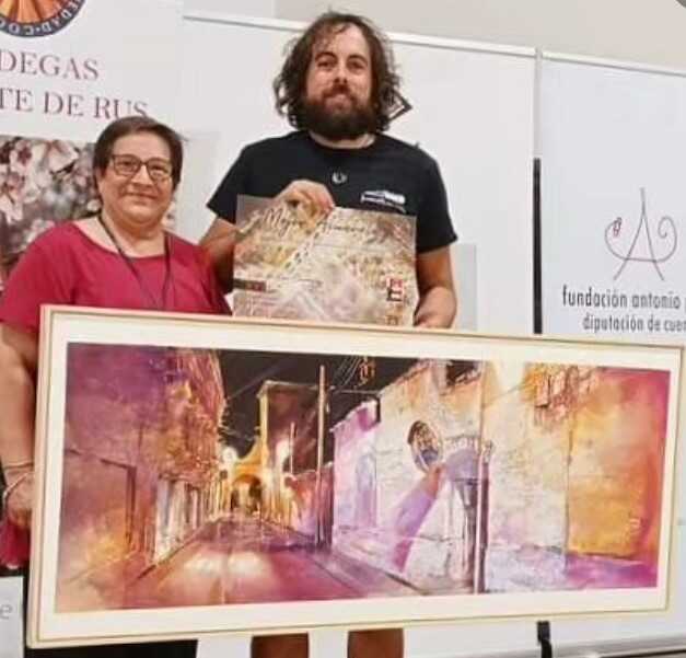 el-premio-a-la-mejor-acuarela-en-san-clemente-para-juan-saturio-