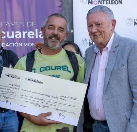 manuel-angel-serantes-lolo-en-el-primer-certamen-de-acuarela-de-la-fundacion-monteleon-leon
