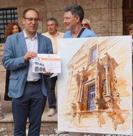 ciudad-rodrigo-salamanca-ha-celebrado-su-concurso-de-pintura-al-aire-libre